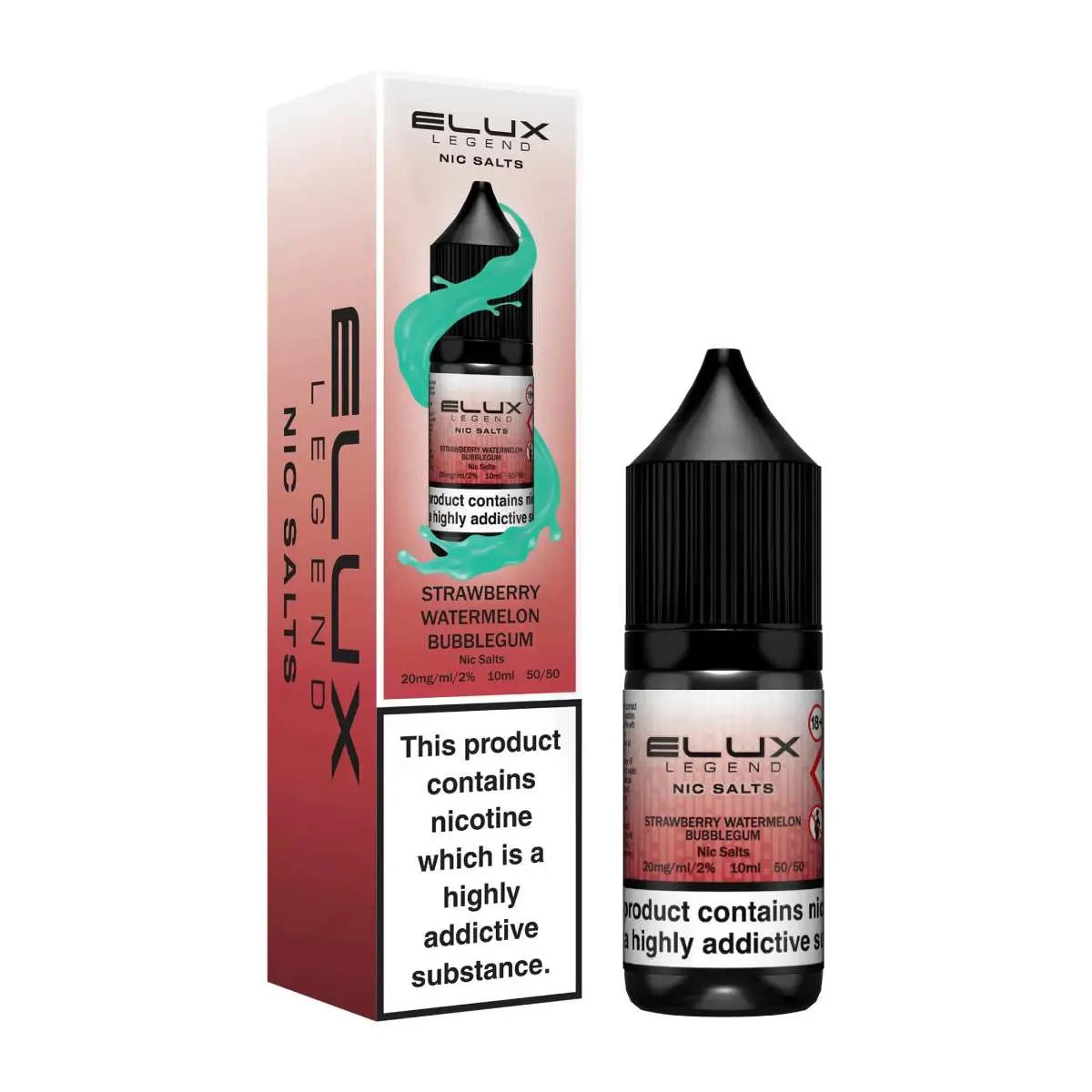 Strawberry Watermelon Bubblegum Nic Salt 10ml