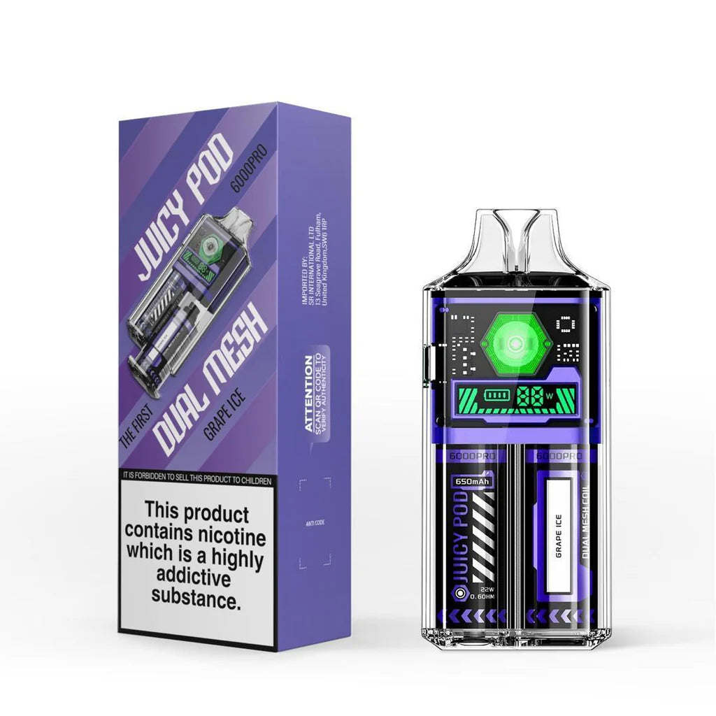 Grape Ice 6000 Disposable Vape