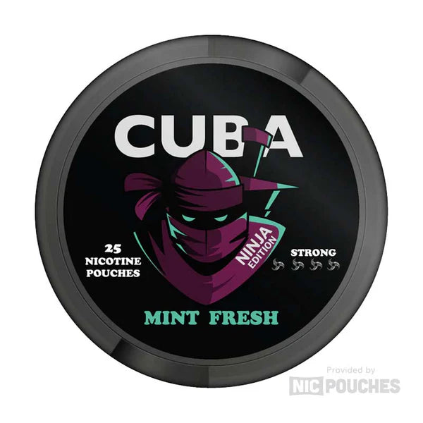 Mint Fresh Ninja Nicotine Pouches