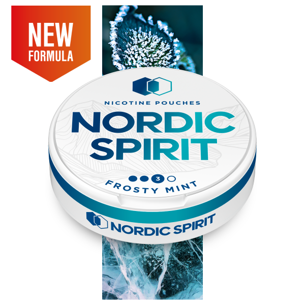 Nordic Spirit Frosty Mint Nicotine Pouch – Cool and Refreshing Flavour – Available in Leamington Spa, Warwickshire, Coventry & fast Shipping Across the UK