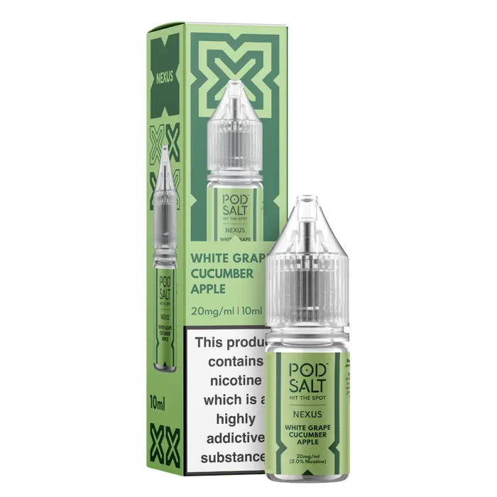 White Grape Cucumber Apple Nic Salt 10ml